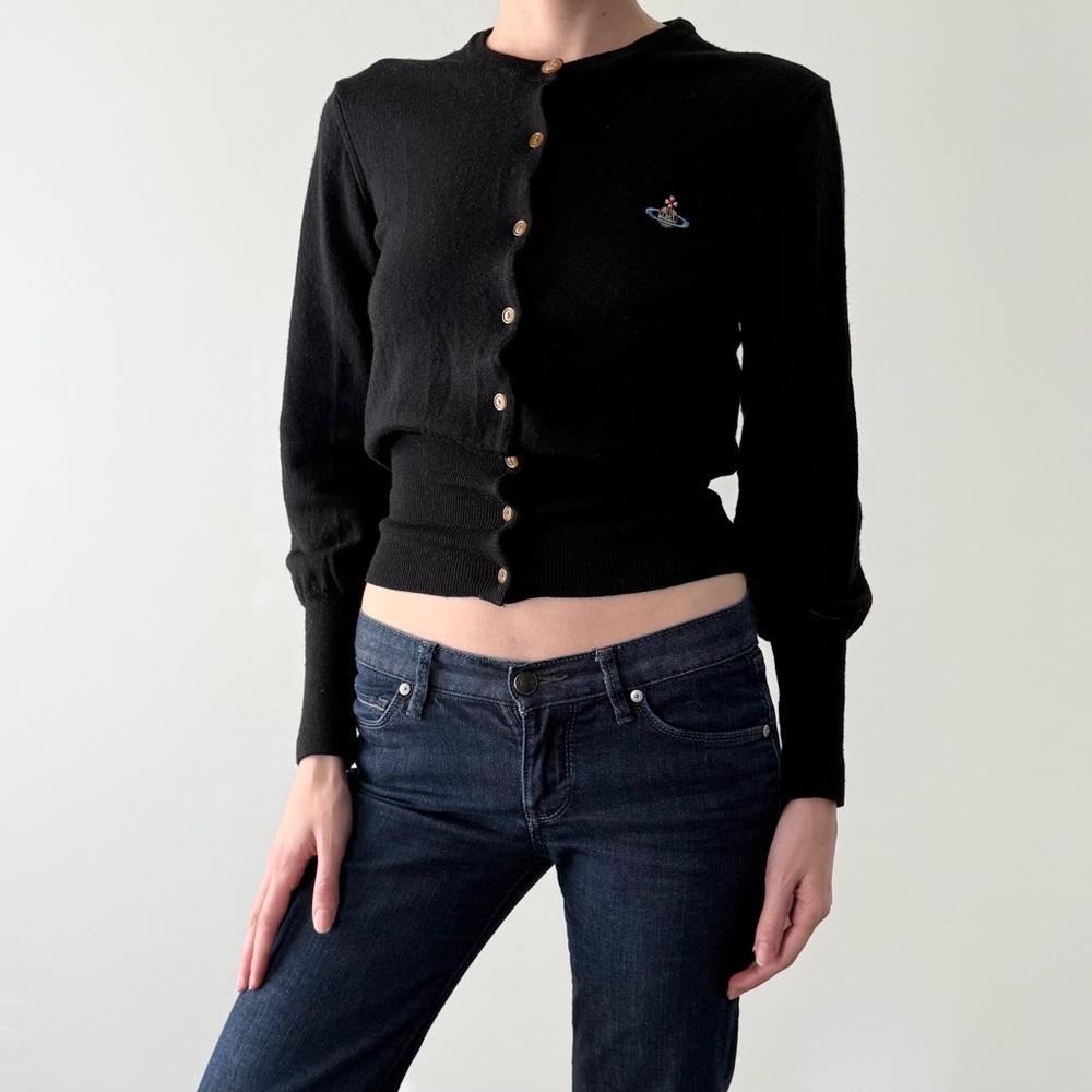 Vivienne Westwood Red Label 100% Wool Orb Cardigan - Picture 4 of 7